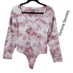 *PINK Victoria Secrets - Pink Body Suit, Long Sleeve, Pull- On, NWT